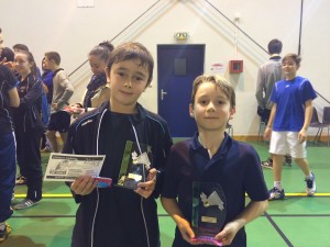 Julien Le Manach (USB) et Yanis Lemaire Champions de Gironde 2016